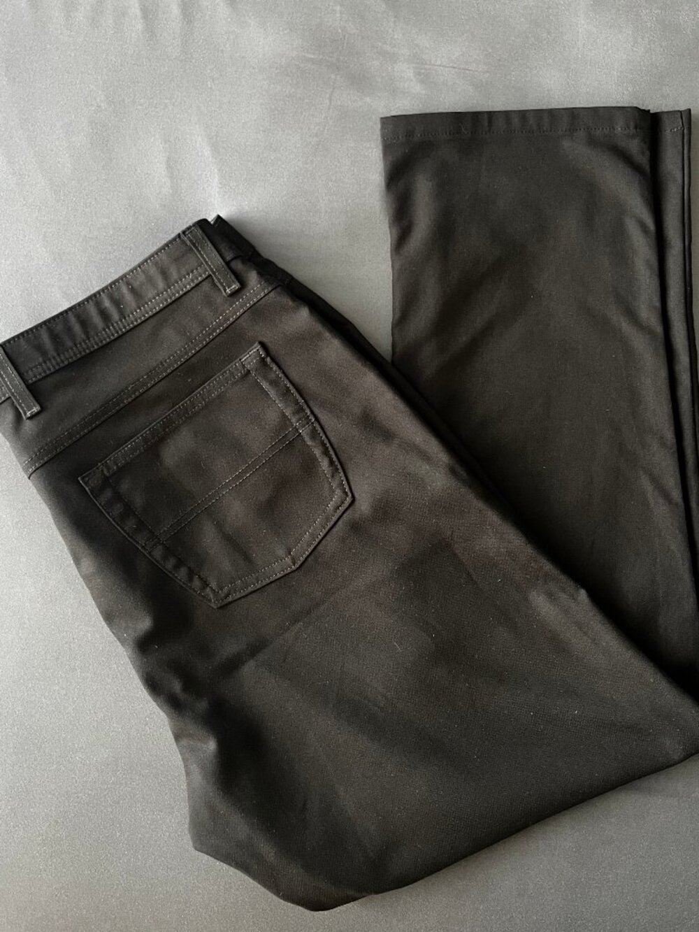 Marco Boréal Stretch Casual Black Pants Black - Size 38-30 (Made in Canada)